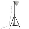 vidaXL Lampada da Terra 25 W Argento Vintage 61x61x90-150 cm E27