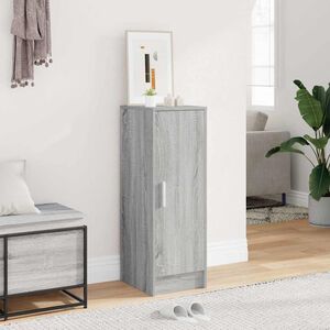 vidaXL Scarpiera Grigio Sonoma 32x35x92 cm in Legno Multistrato