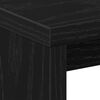 vidaXL Armadio da Notte 2 pcs Rovere Nero 40 x 30 x 40 cm
