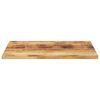 vidaXL Piano per Tavolo 100x80x3,8 cm Rettangolare Legno Mango Grezzo