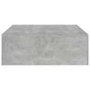 vidaXL Tavolino da Salotto Grigio Cemento 100x100x35 cm Truciolato