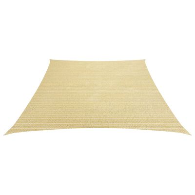 vidaXL Vela Parasole 160 g/m² Beige 3/4x2 m in HDPE