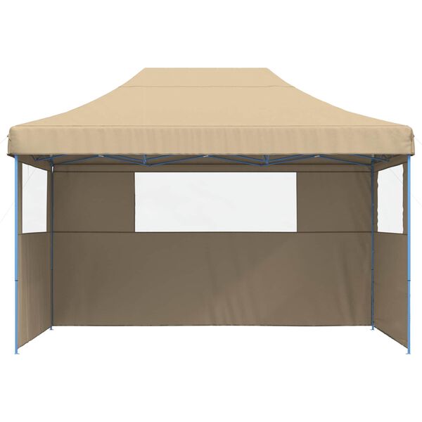 vidaXL Tenda Party Beige 279 x 410 x 315 cm Tessuto Oxford