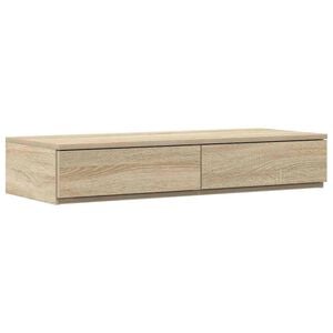 vidaXL Cassetti per letto Rovere Sonoma 100 x 36,5 x 16,5 cm