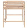 vidaXL Letto Soppalco con Scala Bambini 90x200 cm Legno Massello Pino