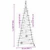 vidaXL Albero di Natale Naturale 150 cm legno massiccio di frassino