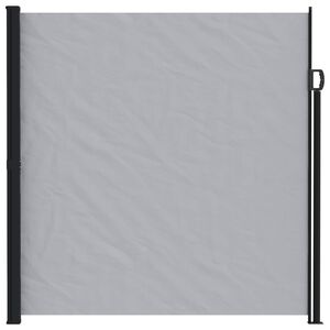 vidaXL Tenda laterale retrattile Grigio 600 x 180 cm Poliestere