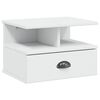 vidaXL Armadio da Notte con cassetto HILL Bianco 40 x 31 x 27 cm