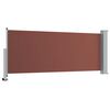 vidaXL Tenda Laterale Retrattile per Patio 100x300 cm Marrone