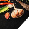 vidaXL Tappeto da Cucina Lavabile Spezie 60x300 cm Velluto