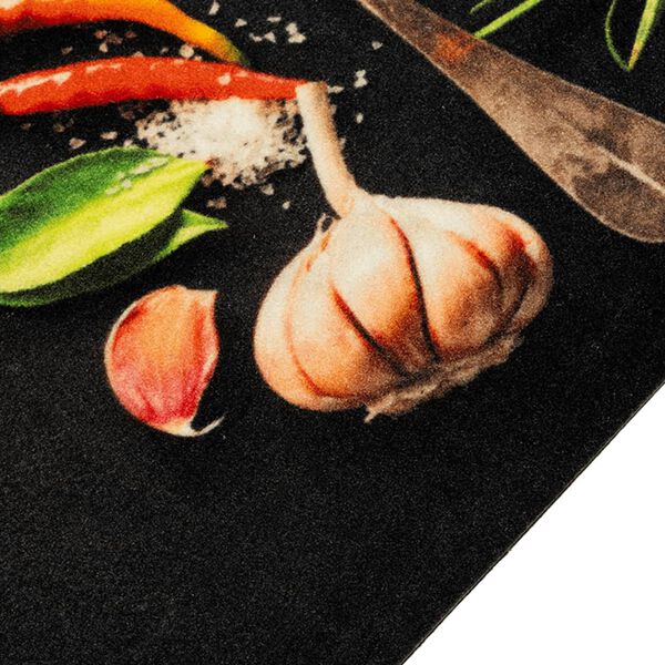 vidaXL Tappeto da Cucina Lavabile Spezie 60x300 cm Velluto