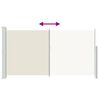 vidaXL Tenda Laterale Retrattile per Patio 170x300 cm Crema