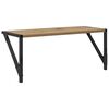 vidaXL Scaffali da parete 2 pcs Rovere artigianale 60 x 25 x 25,5 cm