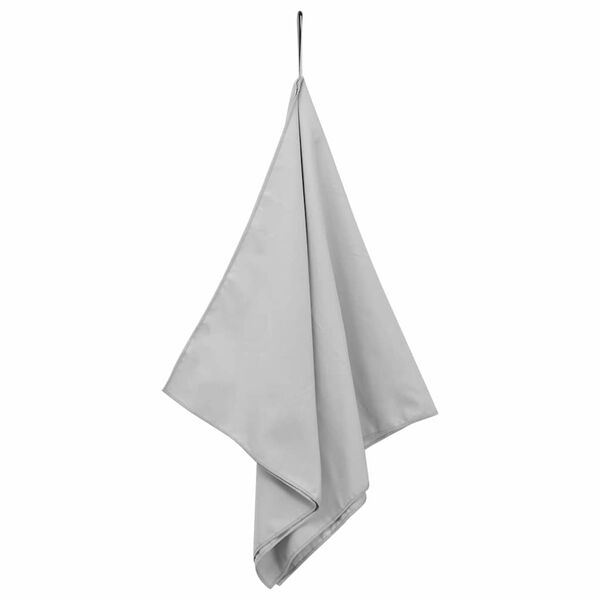 vidaXL Asciugamani Sportivi 2 pcs Grigio 100 x 50 cm