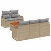 vidaXL Set Divano da Giardino 6 pz 5-Numero di posti