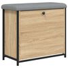 vidaXL Panca Portascarpe Cassetto Ribaltabile Rovere Sonoma 62x32x56cm