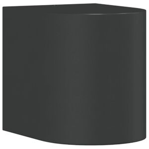 vidaXL Applique per Esterni Nera in Alluminio Pressofuso