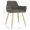 vidaXL Sedie da Pranzo 2 pz Grigio Scuro in Velluto