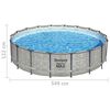 Bestway Piscina Power Steel 549x122 cm