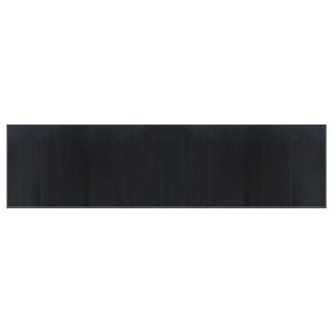 vidaXL Tappeto Rettangolare Grigio 100x400 cm in Bamb&ugrave;