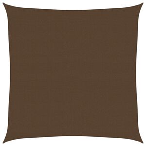 vidaXL Vela Parasole 160 g/m&sup2; Marrone 4x4 m in HDPE