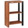 vidaXL Libreria Marrone 50 x 30 x 75 cm Legno di Acacia Massello