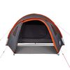 vidaXL Tenda da Campeggio a Cupola 4 Persone Arancione Impermeabile