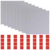 vidaXL Specchi 8 pz Argento 20,5 x 20,5 x 0,4 cm Vetro di alta qualit&agrave;