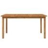 vidaXL Set da Pranzo per Giardino 5 pz in Legno Massello di Acacia