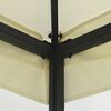 vidaXL Gazebo con Rete 300x400x265 cm Crema
