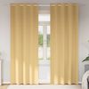 vidaXL Tende Blackout con Anelli 2 pcs Beige 260 x 140 cm Poliestere
