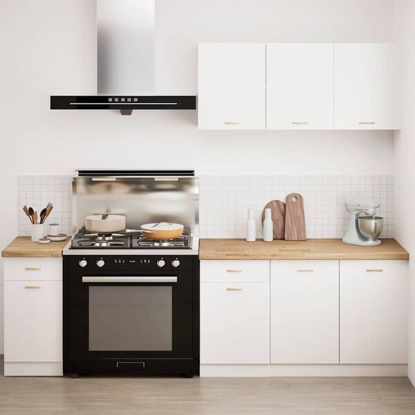 vidaXL Piano di Lavoro Cucina 40x63,5x4 cm Legno Massello Rovere