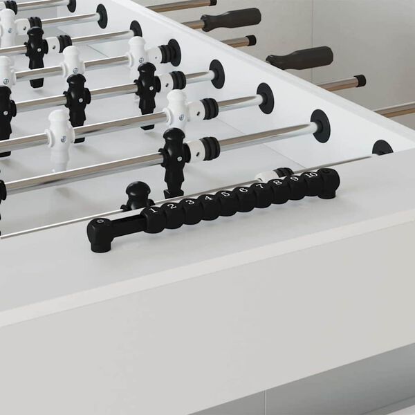 vidaXL Conti del tavolo da calcio 2 pcs Nero 30 x 2,2 x 2,9 cm