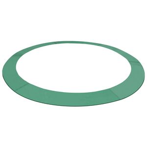 vidaXL Tampone di Sicurezza PE Verde per Trampolino Rotondo di 3,66 m