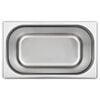 vidaXL Contenitori Gastronorm 4 pz GN 1/4 200 mm in Acciaio Inox