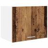 vidaXL Armadio pensile 2 pcs Legno Antico e Bianco 50 x 31 x 40 cm