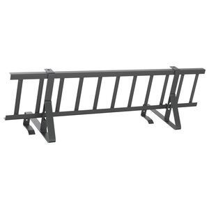 vidaXL Guardia per neve sul tetto Antracite 100 x 29,5 x 34,5 cm