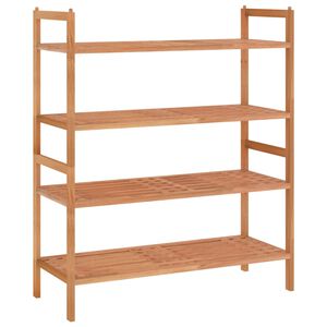 vidaXL Scarpiere 2 pz 69x27x41 cm in Legno Massello di Noce