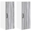 vidaXL Armadietto a muro LUCCA 2 pz Grigio Sonoma Legno ingegnerizzato