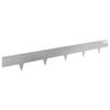 vidaXL Bordura per Prato 10 pcs 100 x 12 cm Acciaio Argento