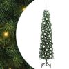 vidaXL Albero di Natale artificiale con 300 LED Verde 180 cm