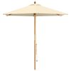 vidaXL Ombrello da giardino &Oslash; 210 x 237 cm Legno di Eucalipto Massello