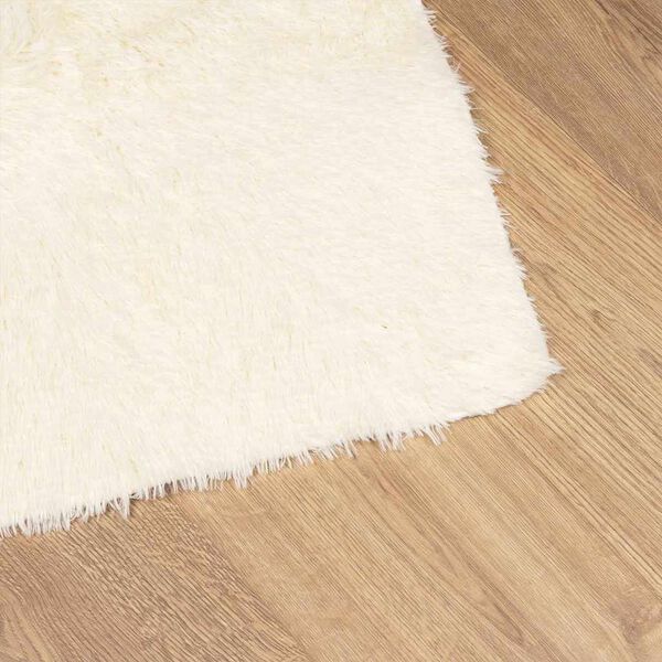 vidaXL Tappeto Shaggy a Pelo Lungo NAVARRA Crema 60x100 cm poliestere