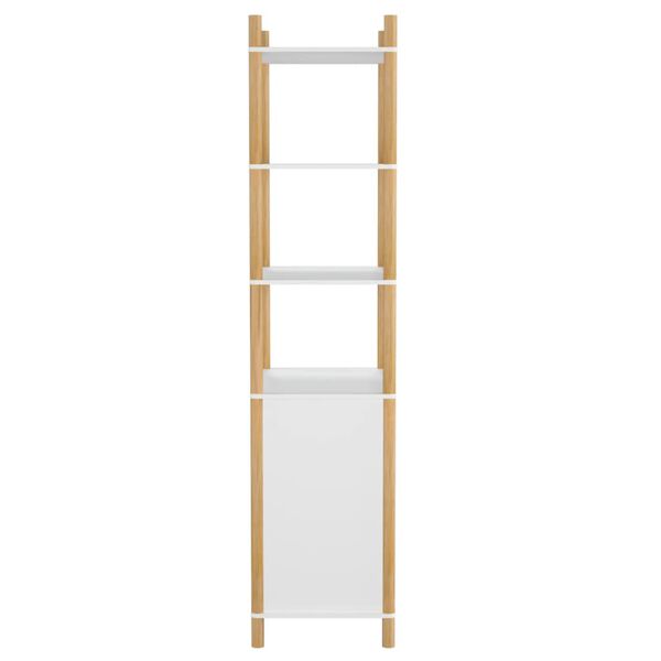 vidaXL Credenza Bianca 60x40x173 cm in Legno Multistrato