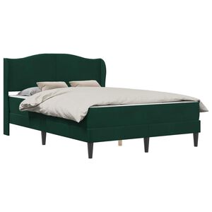 vidaXL Struttura del letto Verde Scuro 160 x 200 cm Velluto