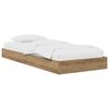 vidaXL Struttura letto a pavimento Rovere Artigianale 80 x 200 cm
