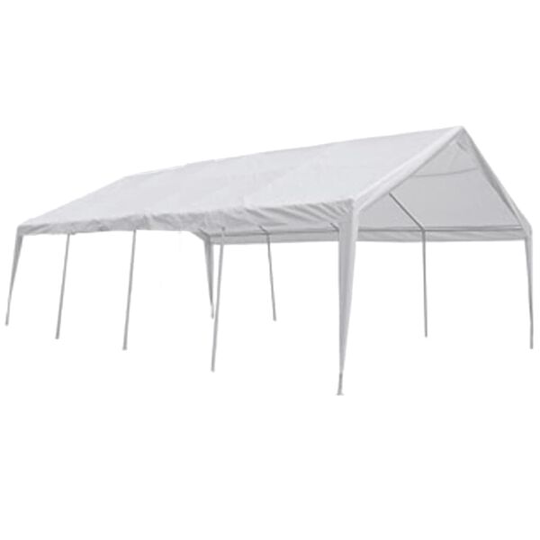 vidaXL Gazebo da Festa Bianco 8x4 m