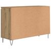 vidaXL Credenza Rovere Artigianale 101,5x35x70 cm in Legno Multistrato