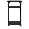 vidaXL Tavolo laterale Rovere Nero 40 x 30 x 75 cm Legno multistrato