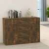 vidaXL Credenza Rovere Fumo 88x30x65 cm in Legno Multistrato